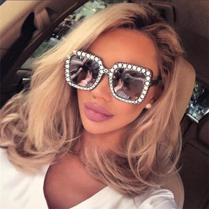 Luxury Diamond Square Sunglasses