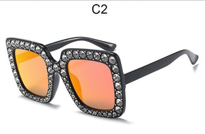 Luxury Diamond Square Sunglasses