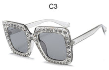 Load image into Gallery viewer, Luxury Diamond Square Sunglasses