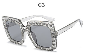 Luxury Diamond Square Sunglasses