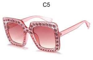 Luxury Diamond Square Sunglasses