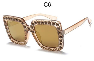 Luxury Diamond Square Sunglasses