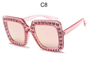 Luxury Diamond Square Sunglasses