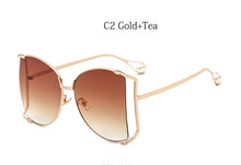 Load image into Gallery viewer, Square Pearl Sunglasses