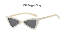 Load image into Gallery viewer, Small Luxury Cats Eye Sunglasses