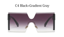 Load image into Gallery viewer, Square Sunglasses Oversized Rimless