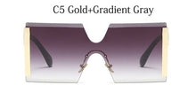Load image into Gallery viewer, Square Sunglasses Oversized Rimless
