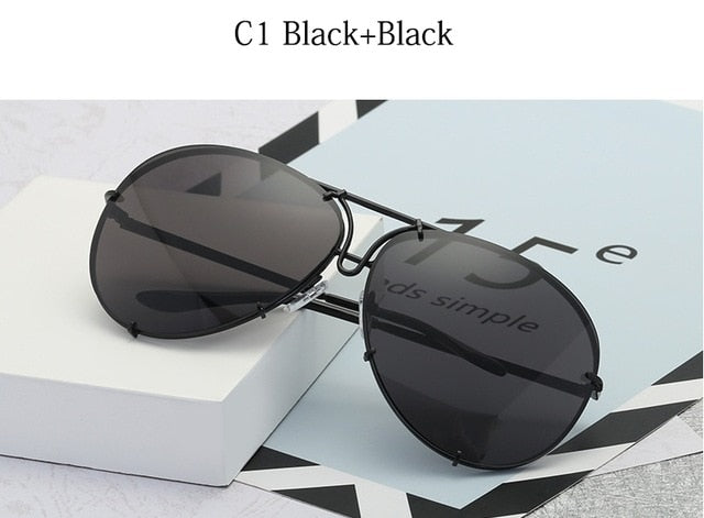 Black Pilot Sunglasses