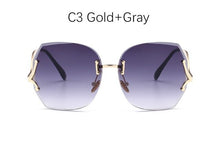Load image into Gallery viewer, Luxury Oversized Square Sunglasses Rimless
