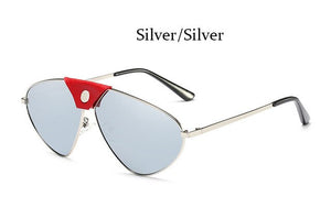Metal Oversized Pilot Sunglasses