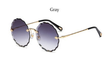 Load image into Gallery viewer, Round Rimless Oversized Sunglasses