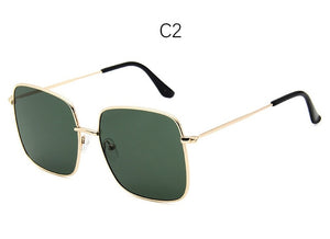 Luxury Square Mirror Sunglasses