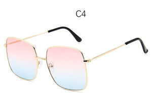 Luxury Square Mirror Sunglasses