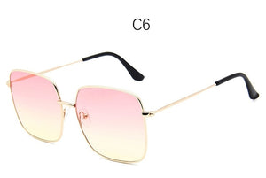 Luxury Square Mirror Sunglasses