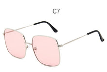Load image into Gallery viewer, Luxury Square Mirror Sunglasses
