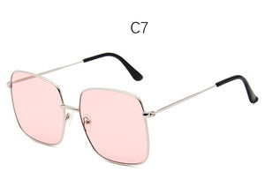 Luxury Square Mirror Sunglasses