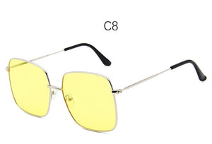 Luxury Square Mirror Sunglasses