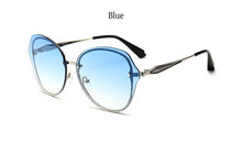 Load image into Gallery viewer, Luxury Square Crystal Sunglasses Rimless